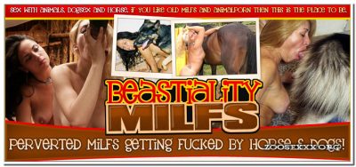 BEASTIALITY MILFS - old whores getting fucked by young animals