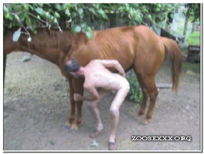 Horse Fucks Thin Man