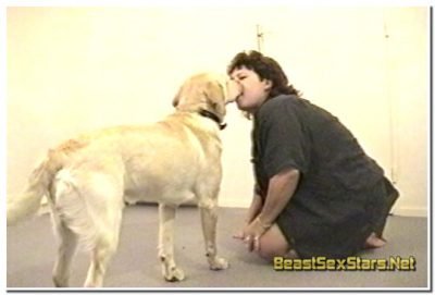 Busty Girl Gets It Dog Sex